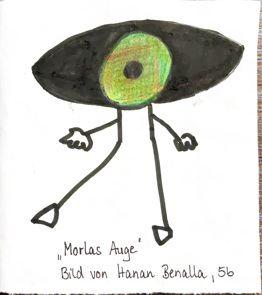 Kinderzeichnung von Morlas Auge