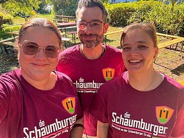 Vorstand des Schulvereins Von links nach rechts Anja Martin; Lars Christoph Kobarg; Nadine Kobarg