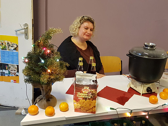 Kinderpunsch und Kekse bei Frau Albrecht