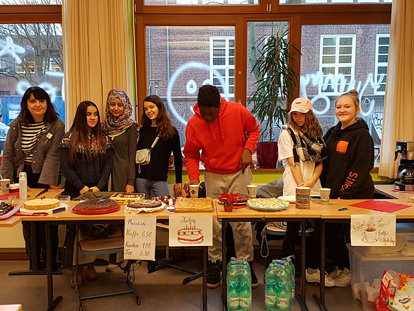 Caf&eacute; der 9c im Neubau